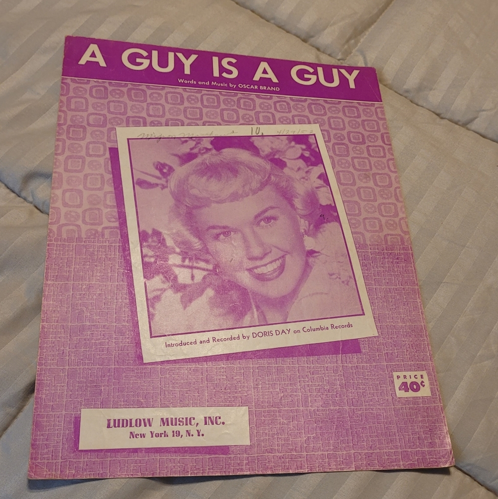 A Guy Is A Guy vintage Sheet Music